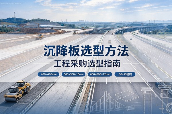 信宜沉降板选择方法