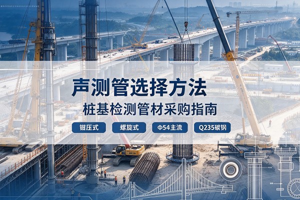 信宜声测管选型标准