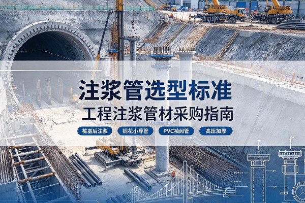 信宜注浆管选型标准